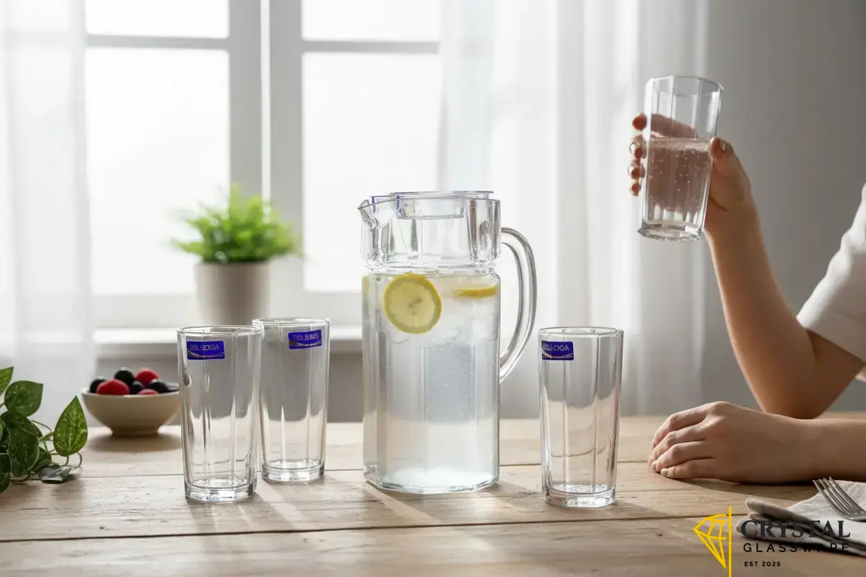 Water Set Jug Glass Imported